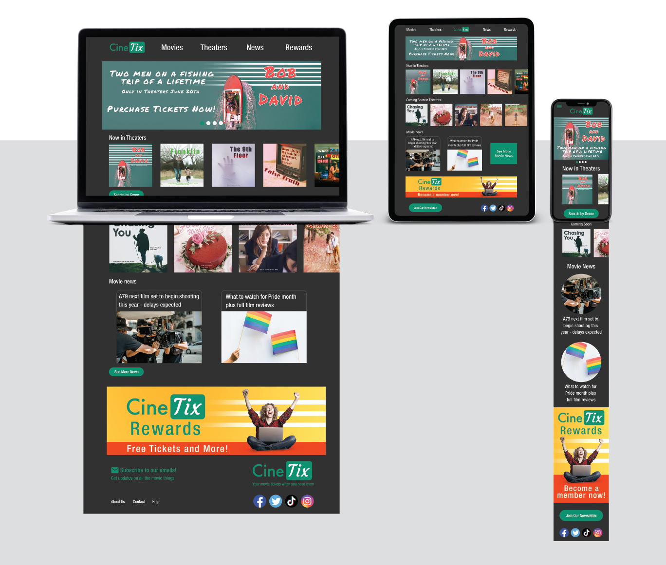 CineTix Website Hero Image